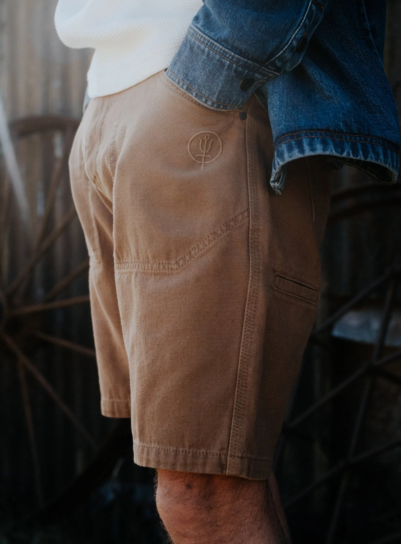 DISSIDENT CANVAS SHORTS - Image 2