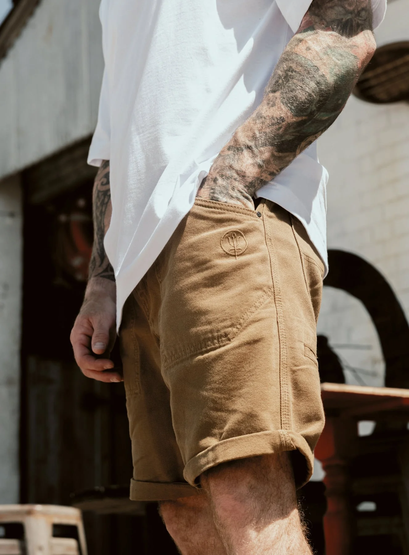 DISSIDENT CANVAS SHORTS - Image 5
