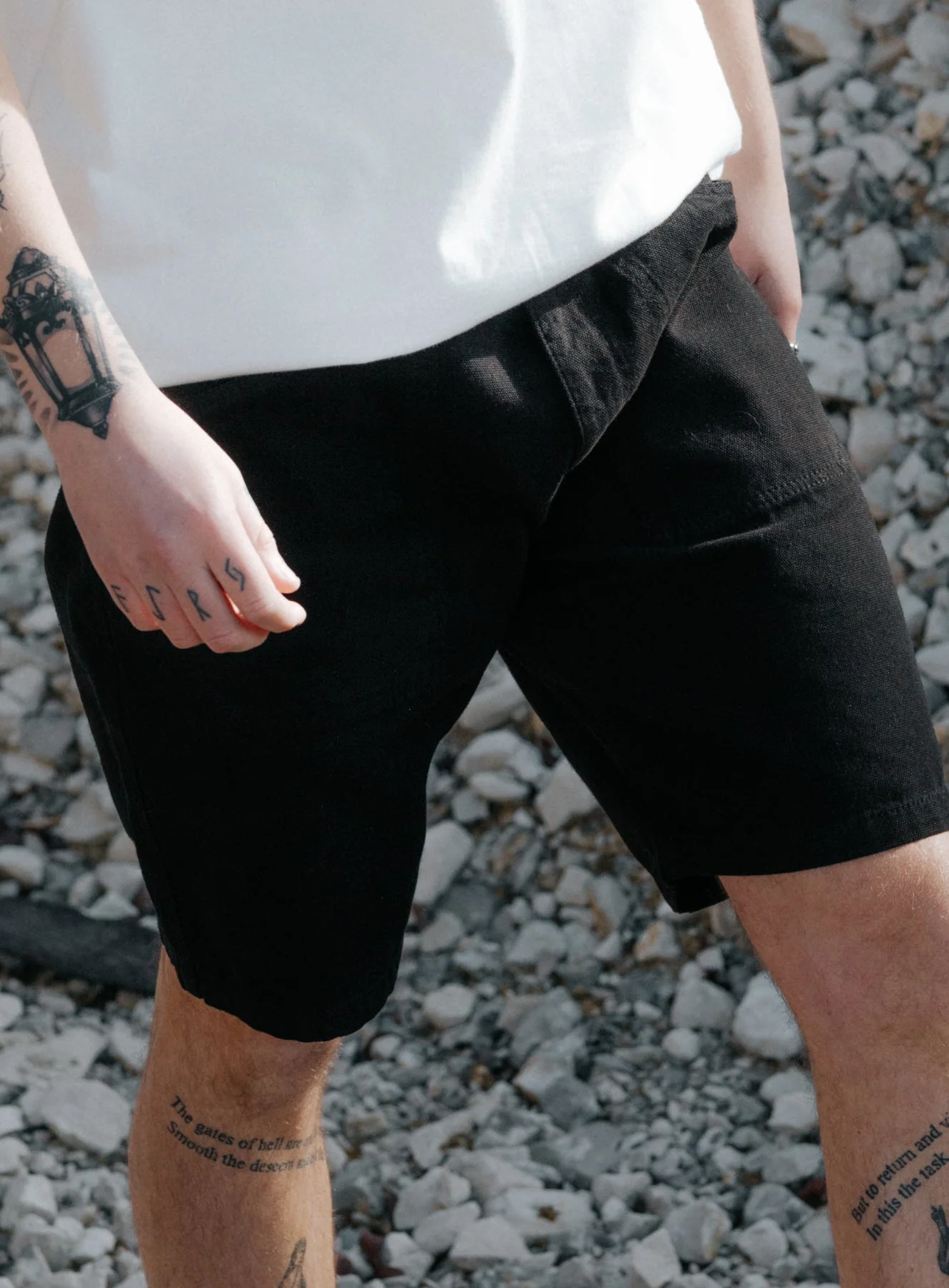 DISSIDENT CANVAS SHORTS - Image 3