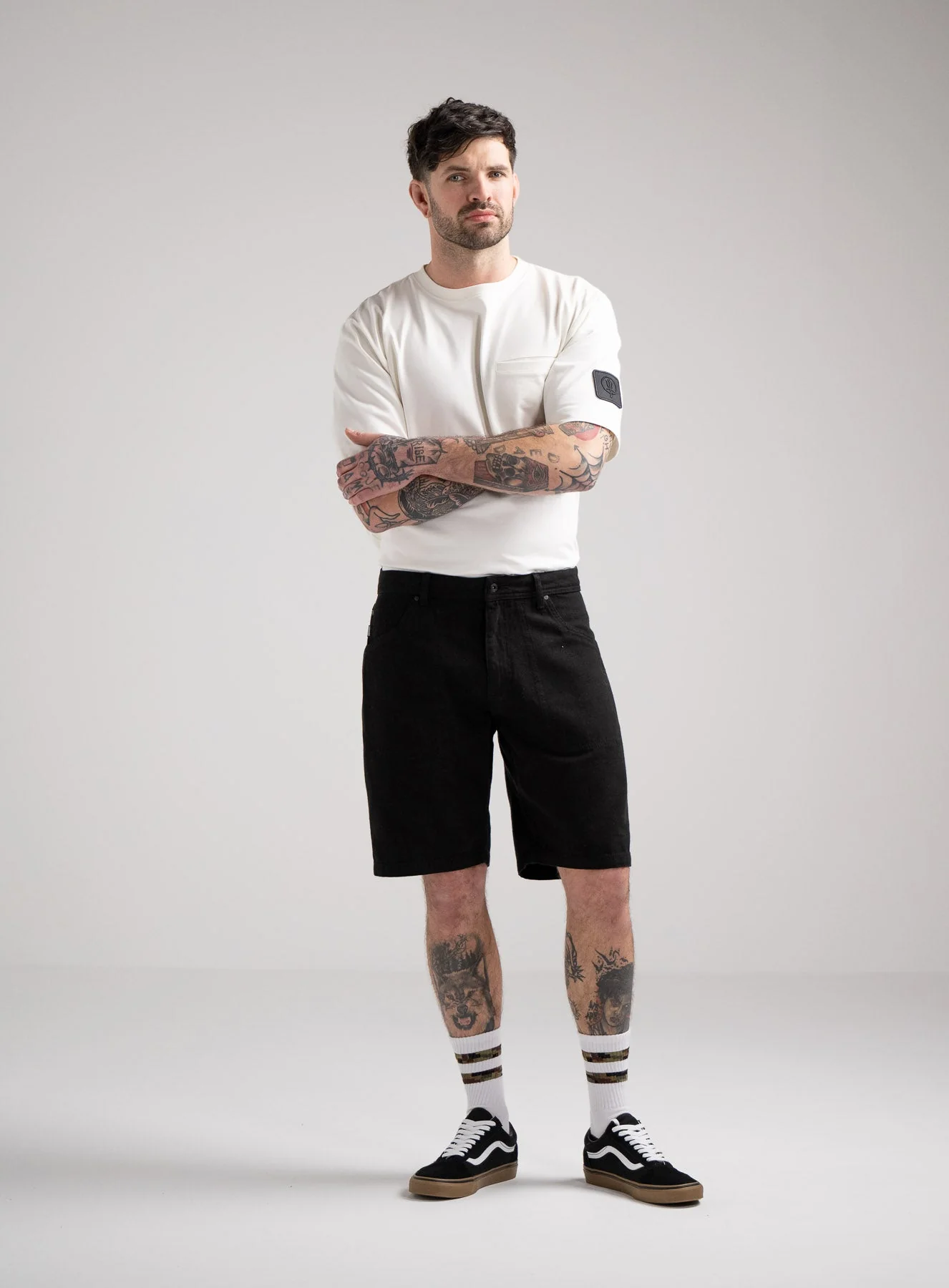 DISSIDENT CANVAS SHORTS - Image 8