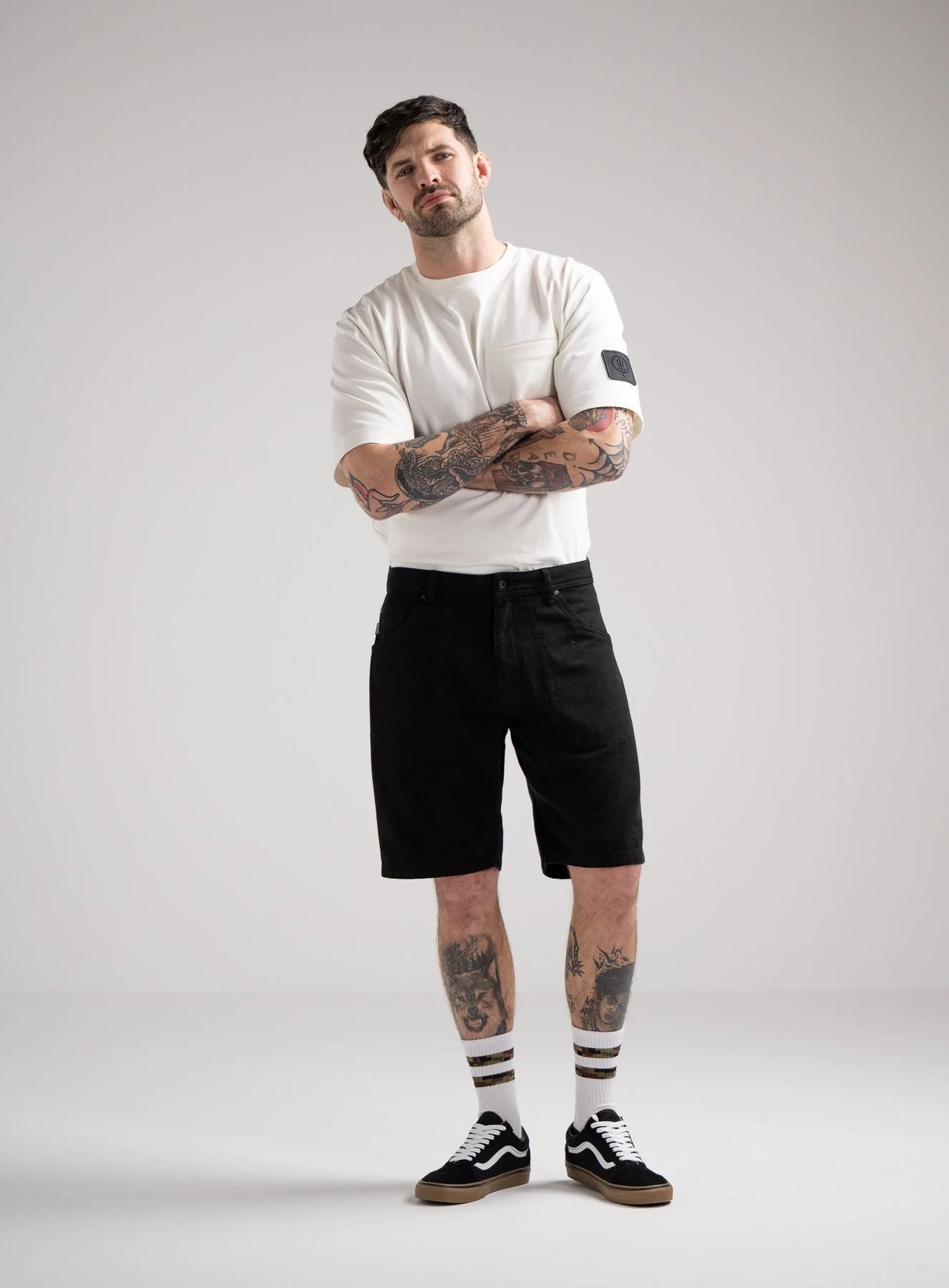 DISSIDENT CANVAS SHORTS - Image 9