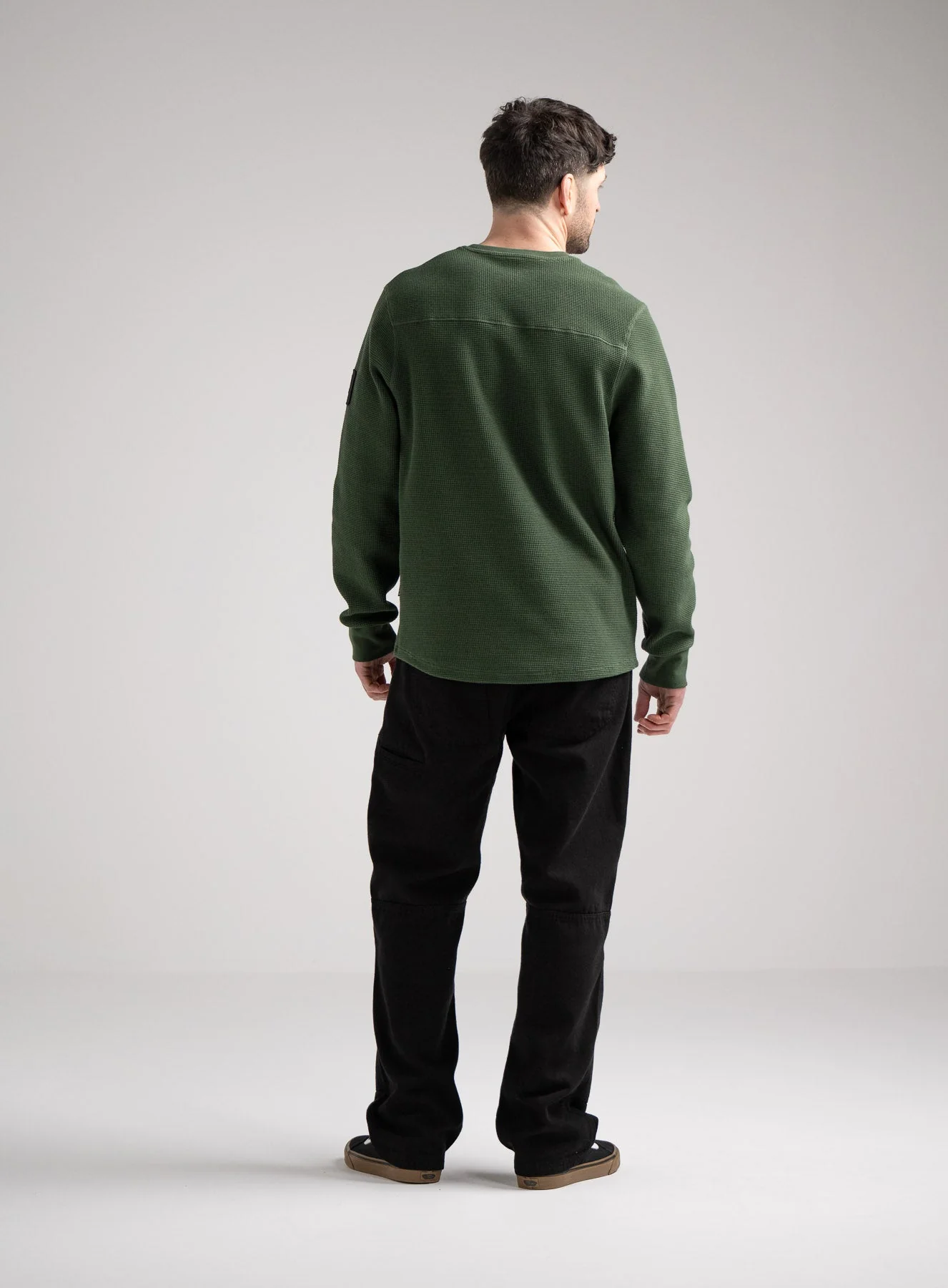 DISSIDENT WAFFLE LONG SLEEVE T-SHIRT - Image 3