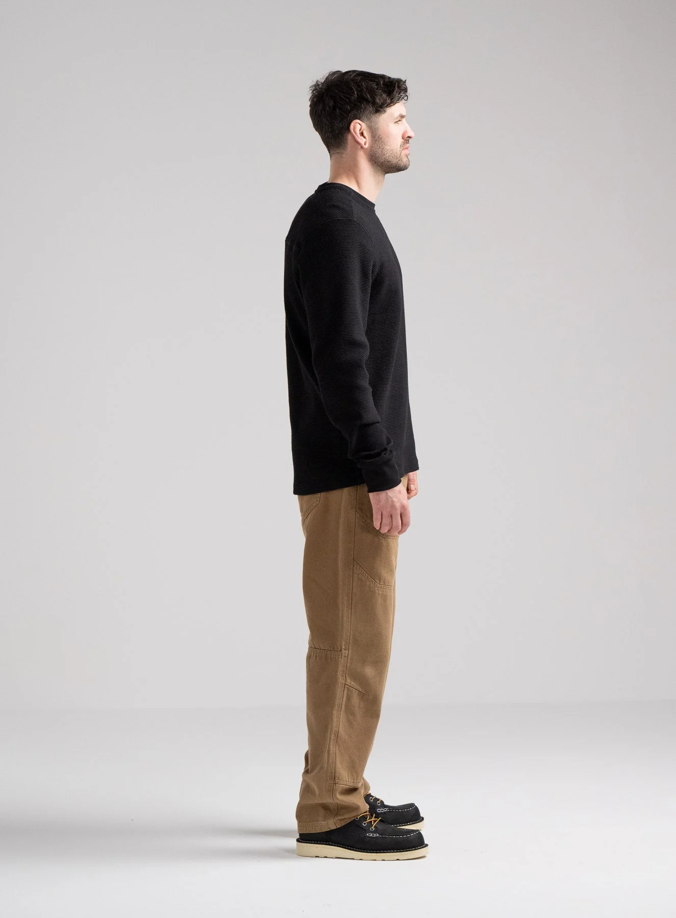 DISSIDENT WAFFLE LONG SLEEVE T-SHIRT - Image 3