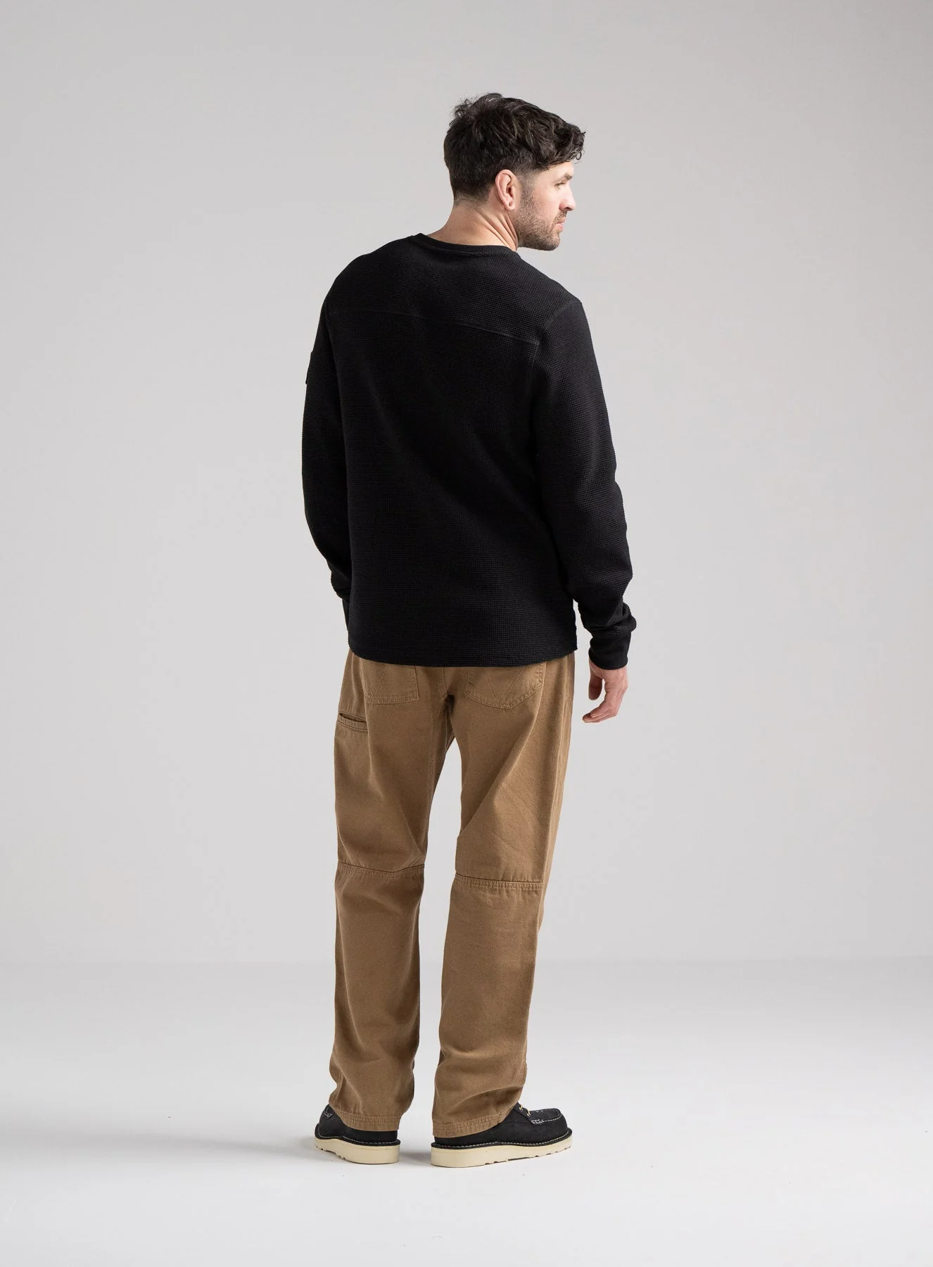 DISSIDENT WAFFLE LONG SLEEVE T-SHIRT - Image 4