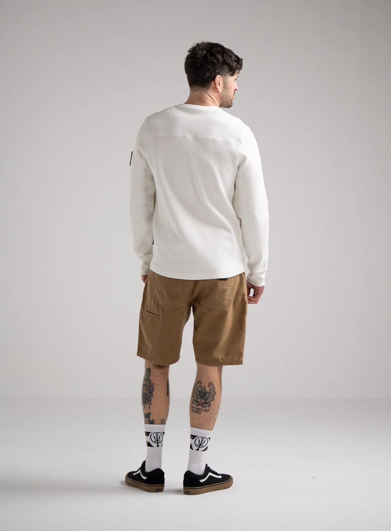 DISSIDENT WAFFLE LONG SLEEVE T-SHIRT - Image 4