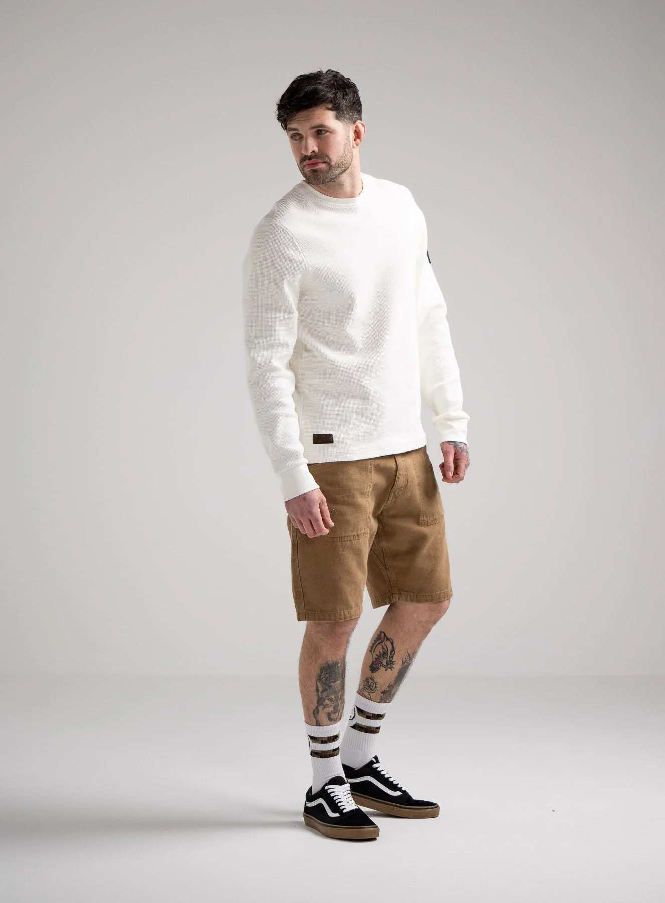 DISSIDENT WAFFLE LONG SLEEVE T-SHIRT - Image 7