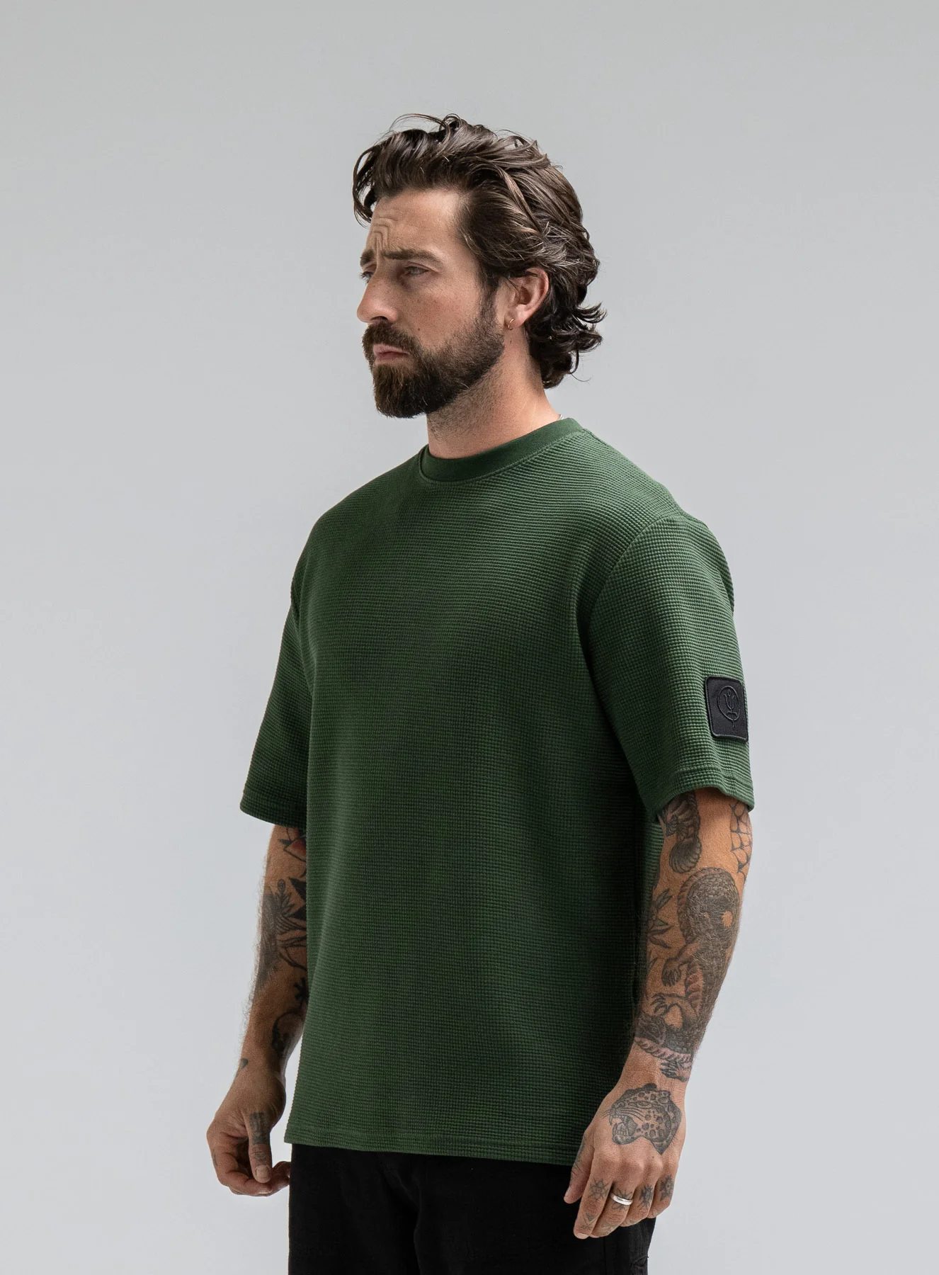 DISSIDENT WAFFLE SHORT SLEEVE T-SHIRT - Image 2