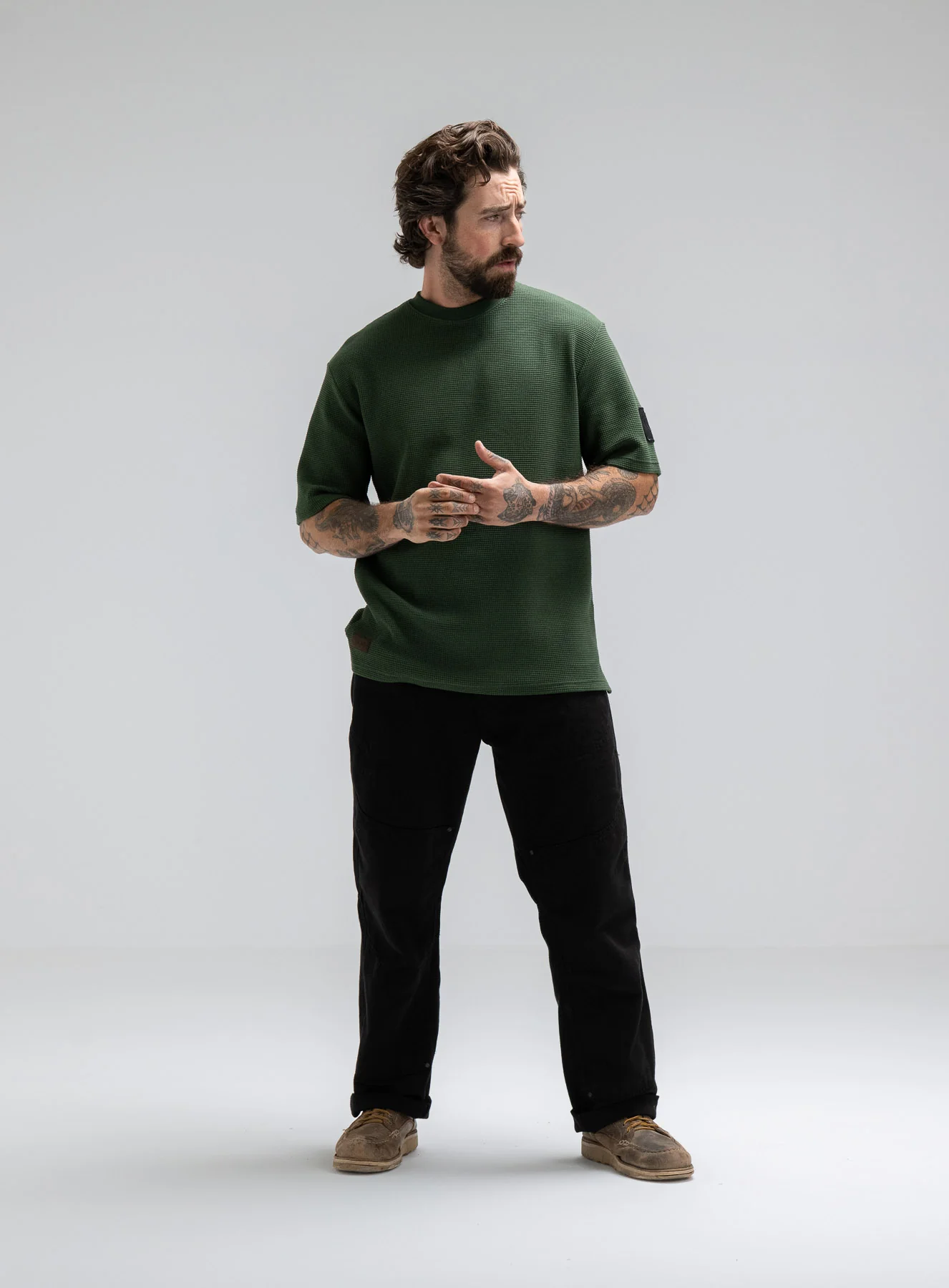 DISSIDENT WAFFLE SHORT SLEEVE T-SHIRT - Image 5