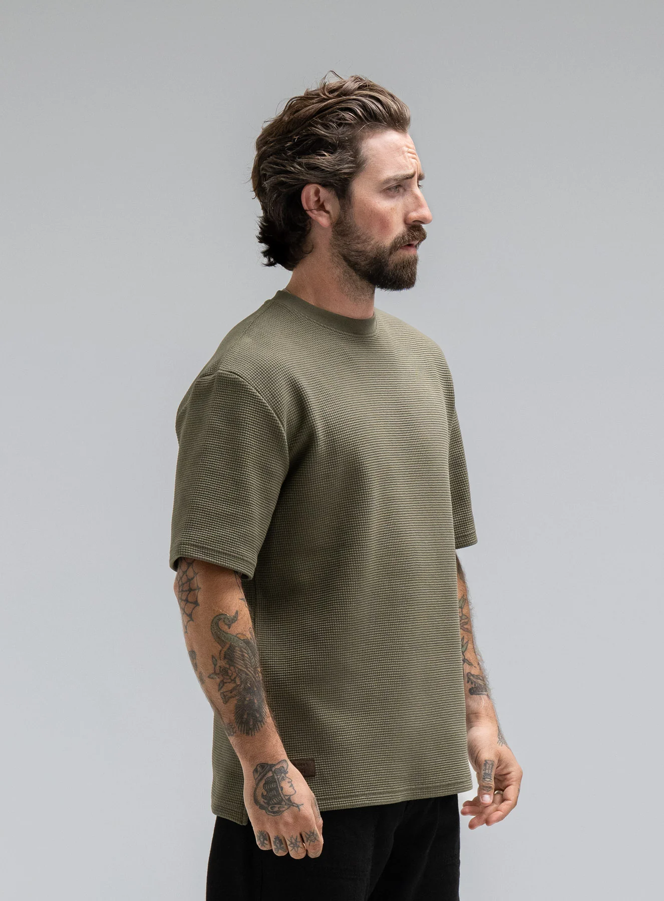 DISSIDENT WAFFLE SHORT SLEEVE T-SHIRT - Image 2