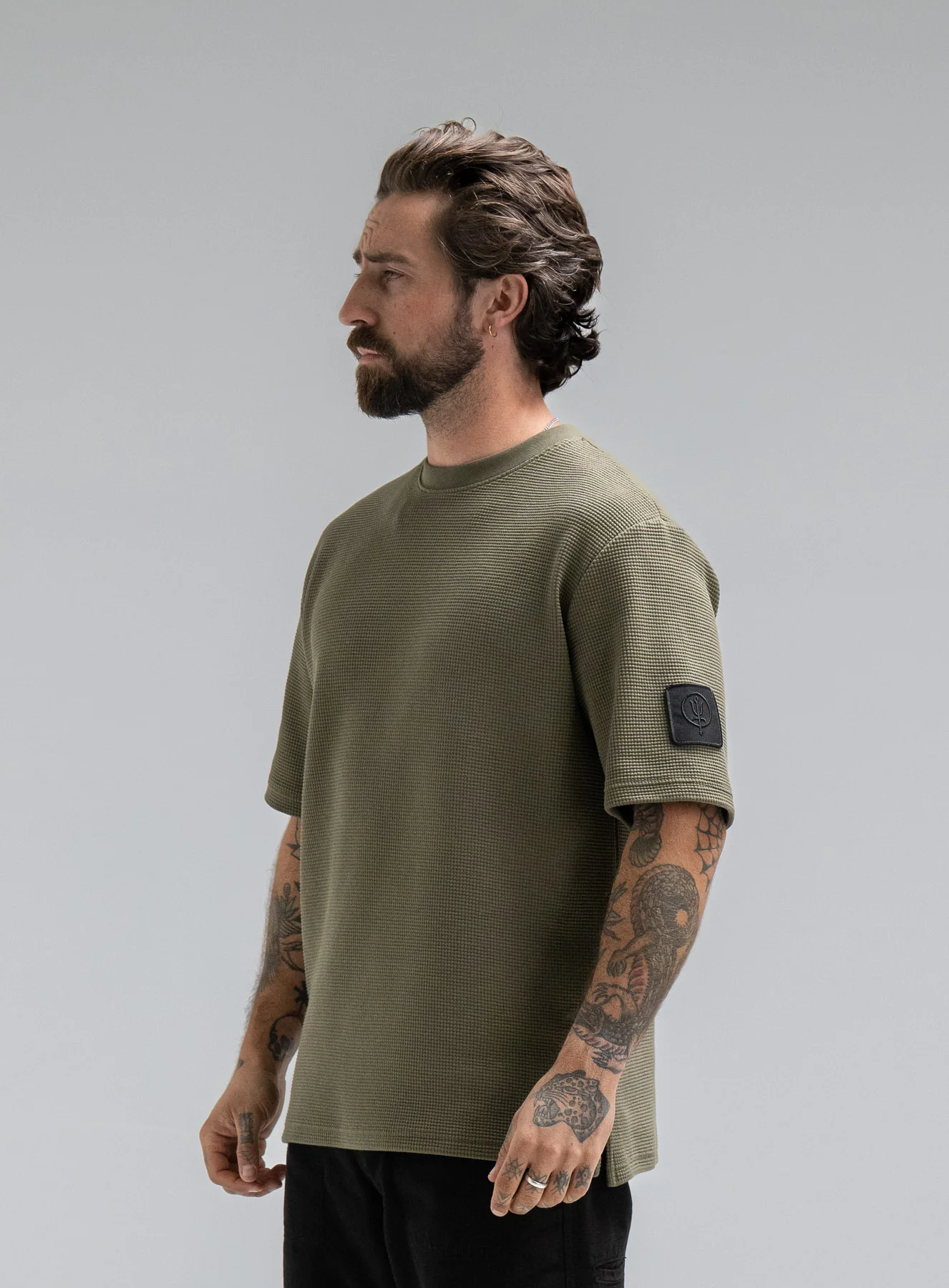 DISSIDENT WAFFLE SHORT SLEEVE T-SHIRT - Image 3