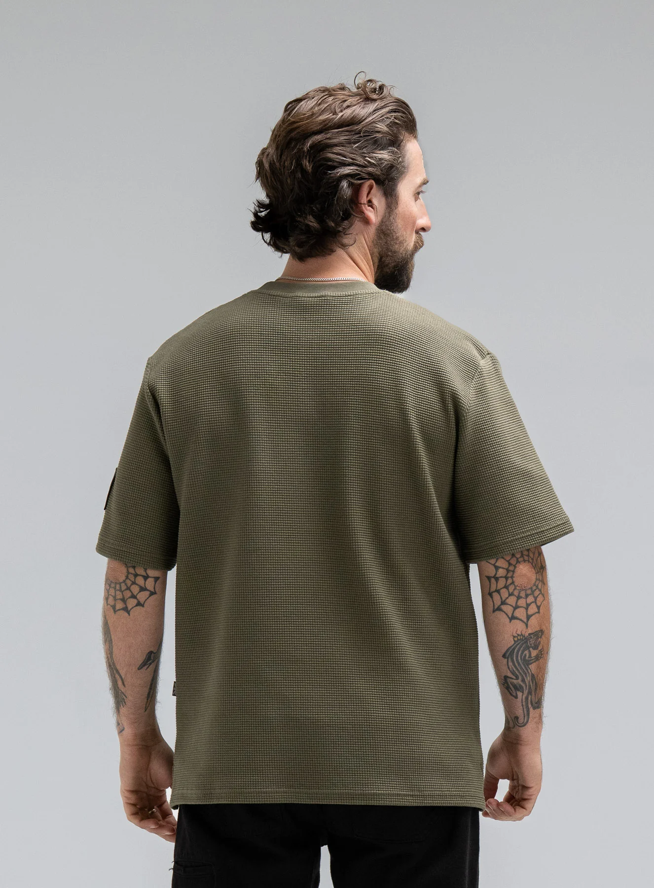 DISSIDENT WAFFLE SHORT SLEEVE T-SHIRT - Image 4