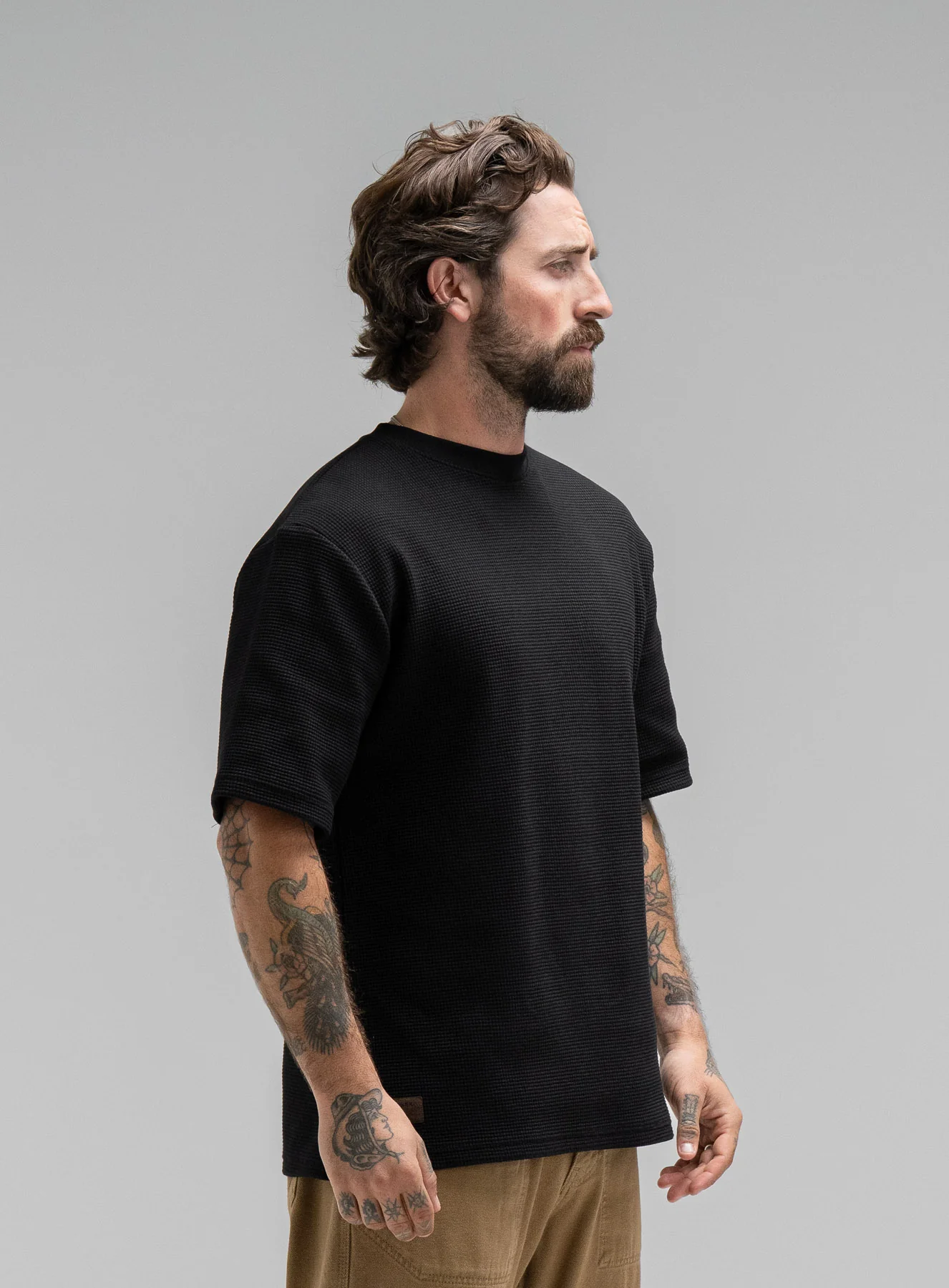 DISSIDENT WAFFLE SHORT SLEEVE T-SHIRT - Image 2