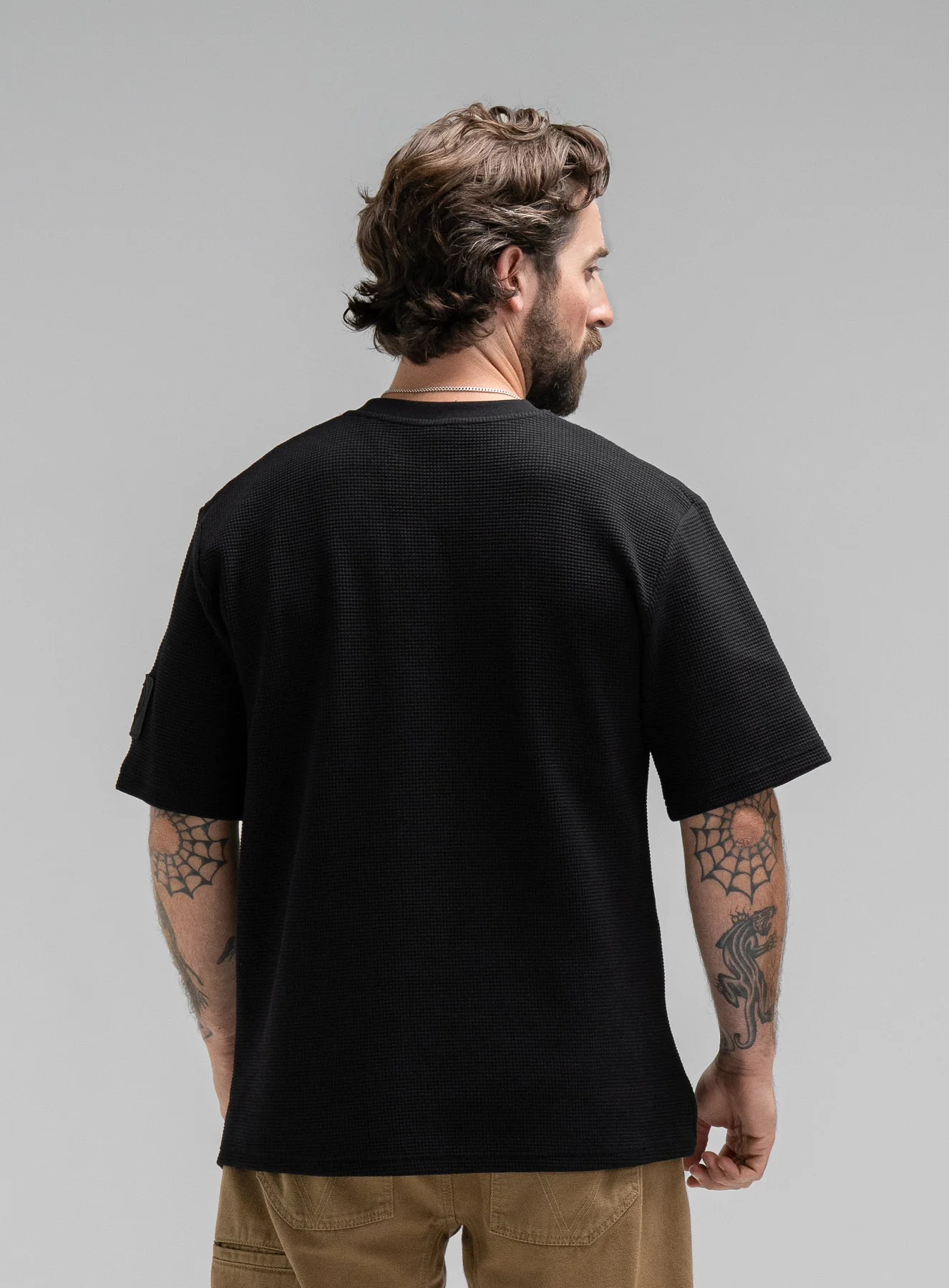 DISSIDENT WAFFLE SHORT SLEEVE T-SHIRT - Image 4