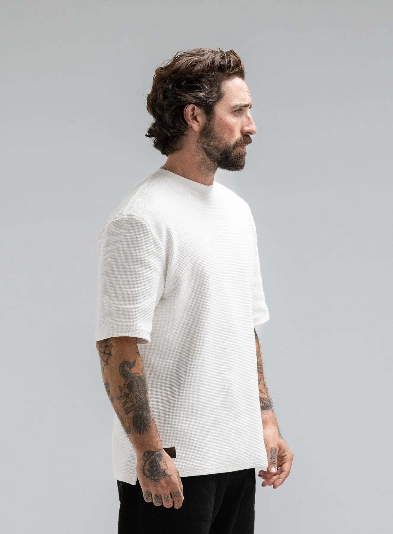 DISSIDENT WAFFLE SHORT SLEEVE T-SHIRT - Image 3