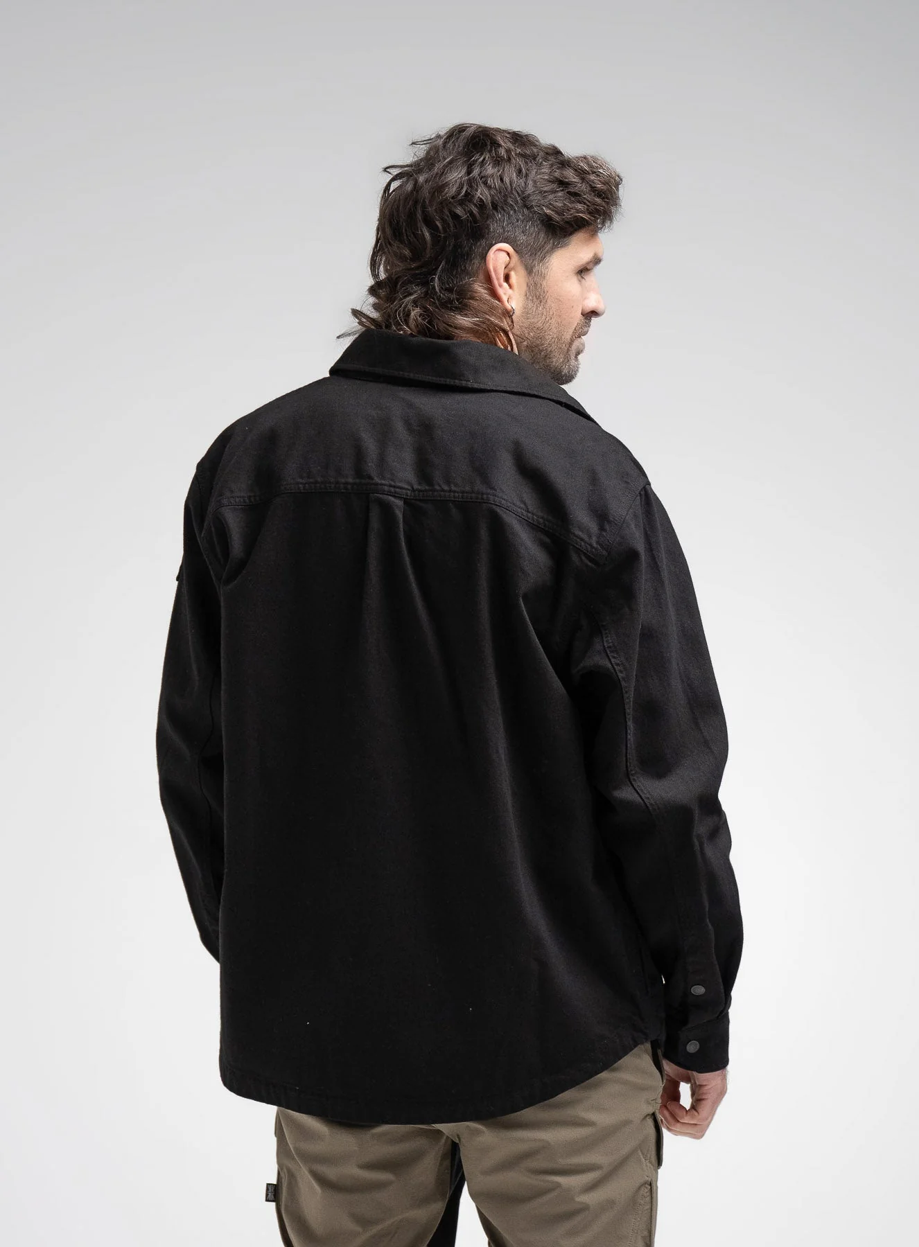 HEAVY TWILL OVERSHIRT - Image 5
