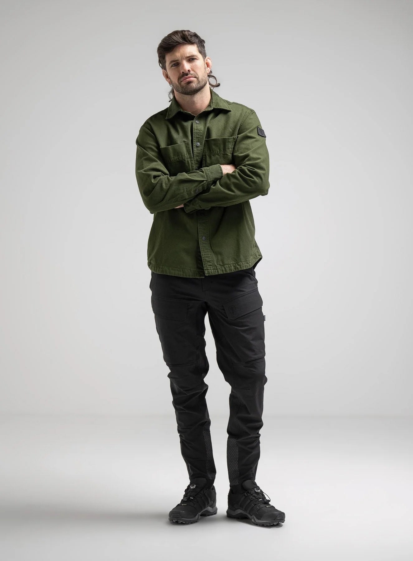 HEAVY TWILL OVERSHIRT - Image 4