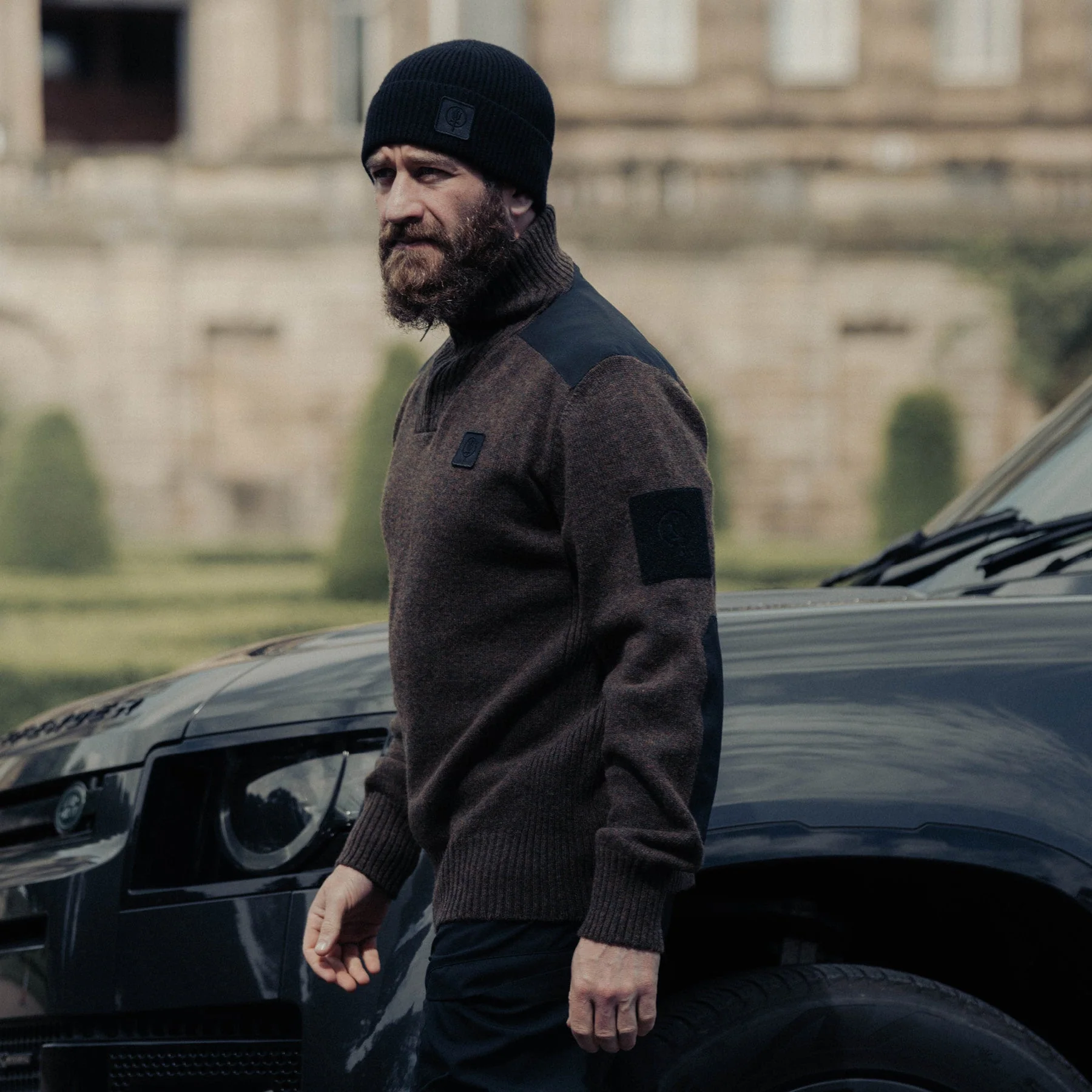 HERITECH FUNNEL NECK JUMPER