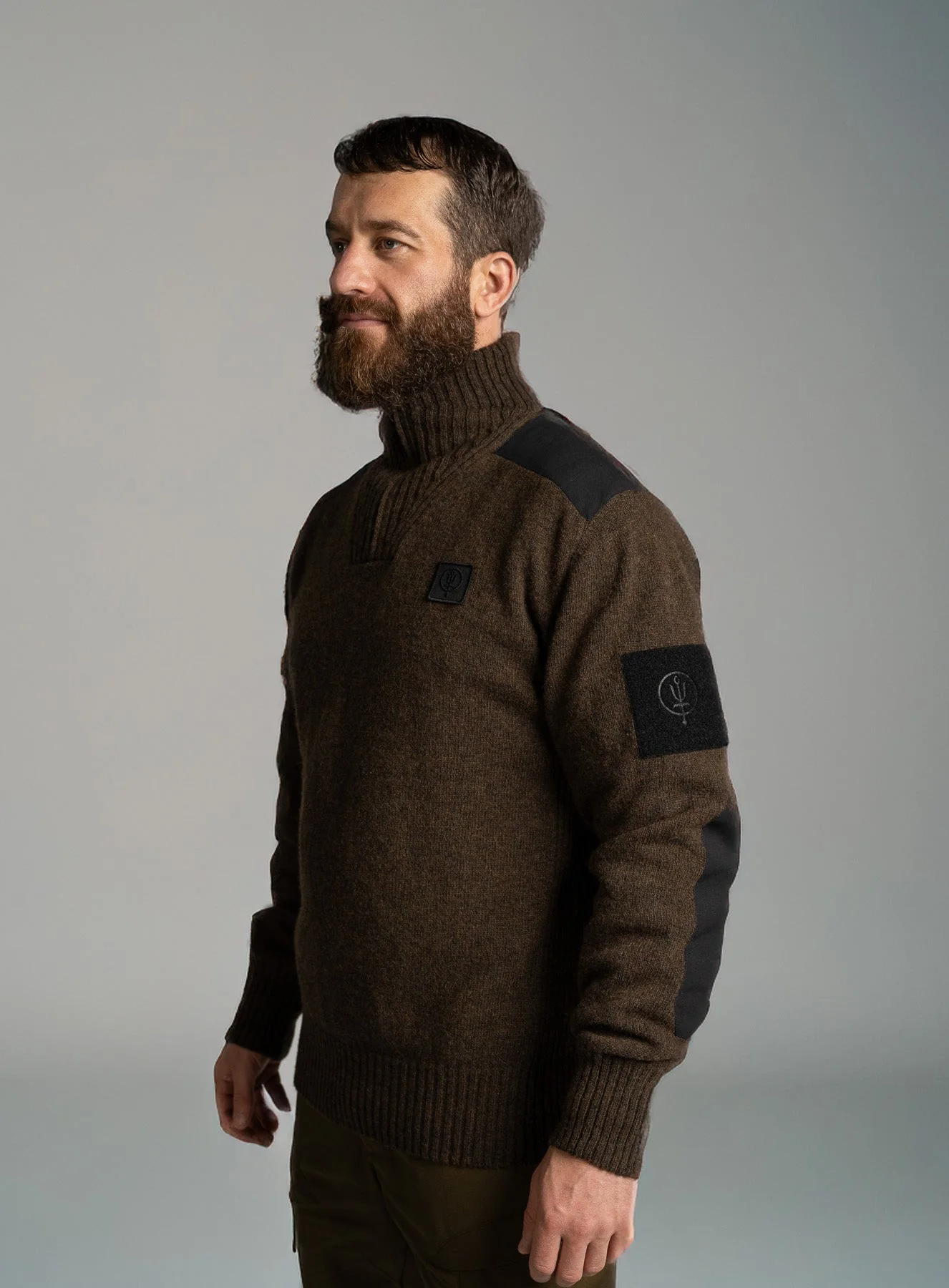 HERITECH FUNNEL NECK JUMPER - Image 2