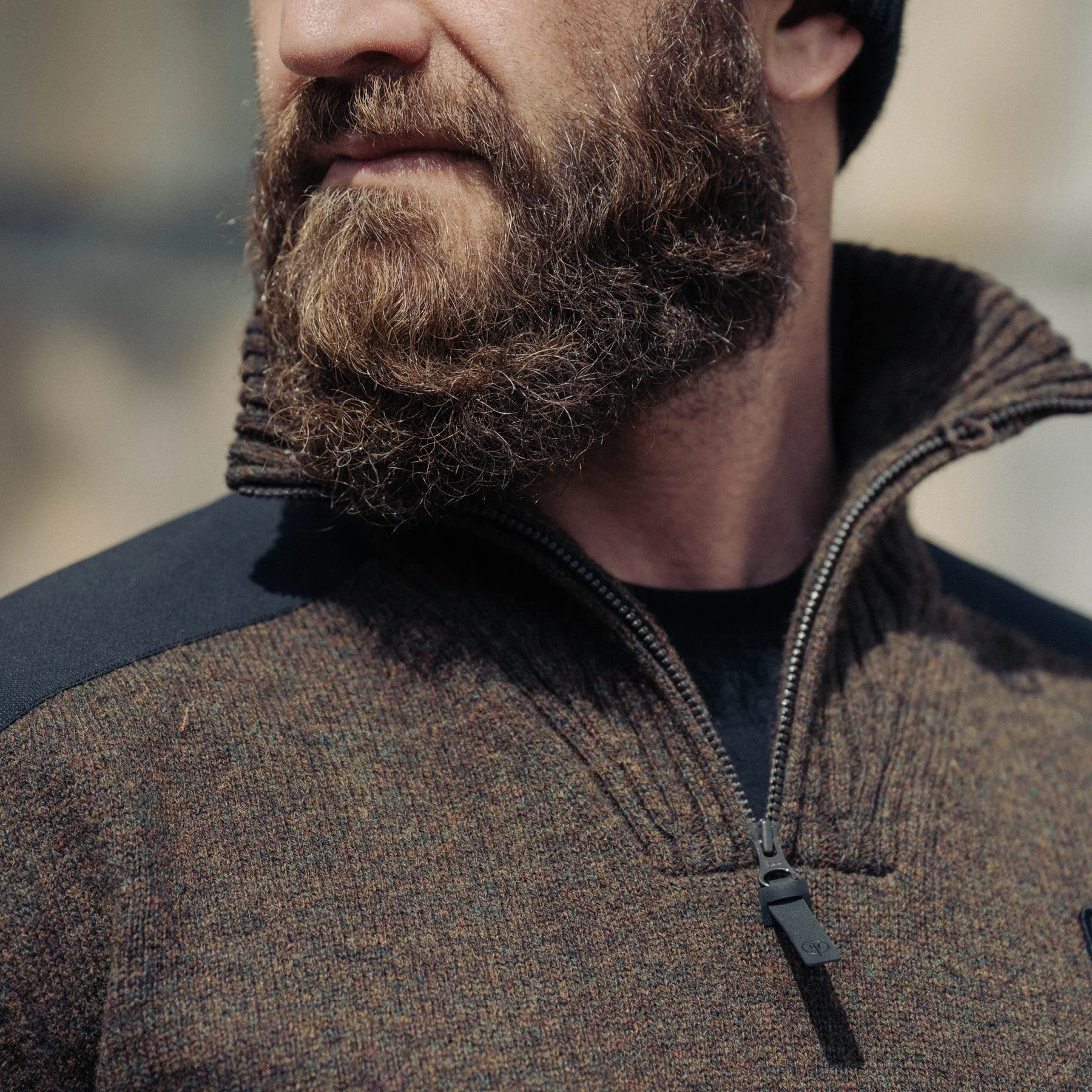 HERITECH FUNNEL NECK JUMPER - Image 4