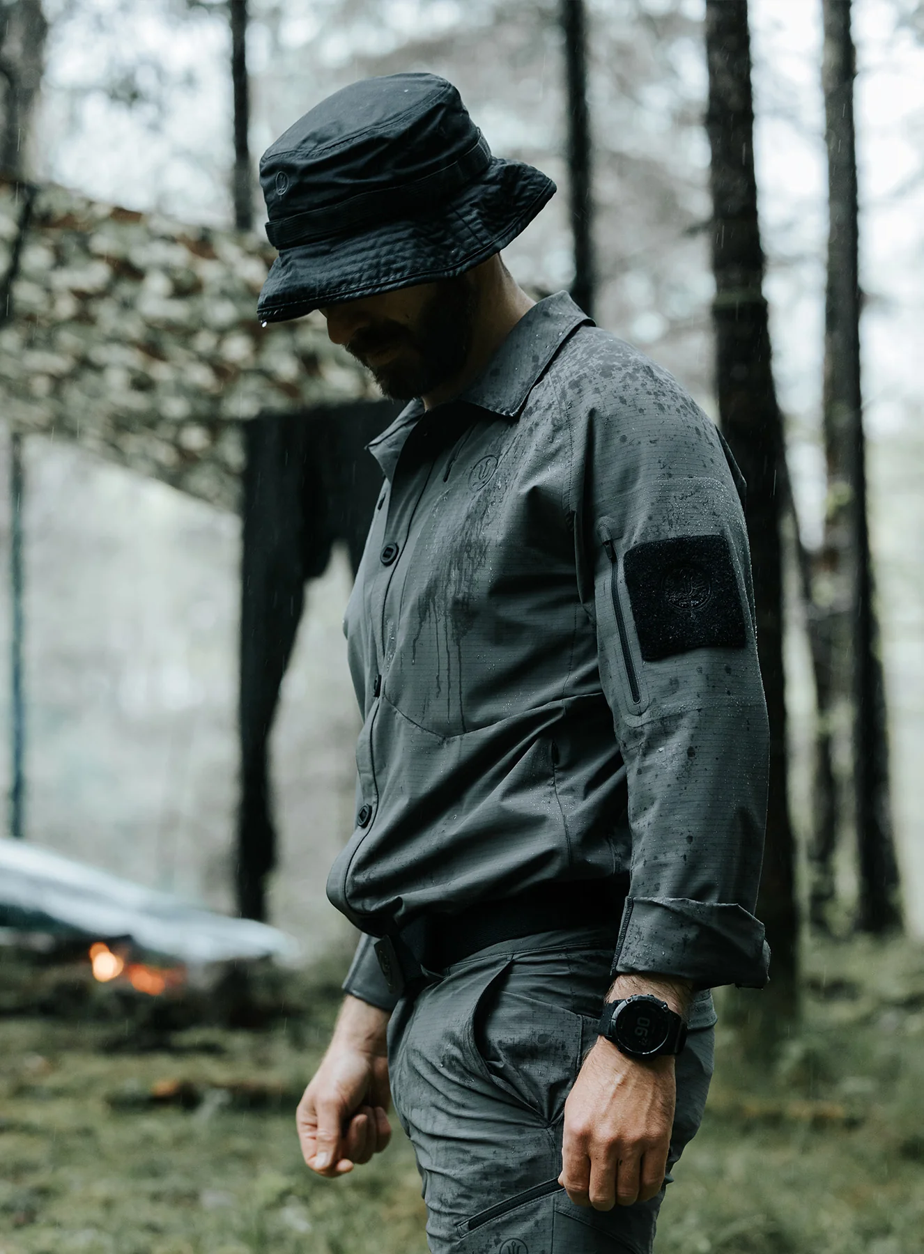 PATROL BUCKET HAT - OBSIDIAN BLACK - Image 4