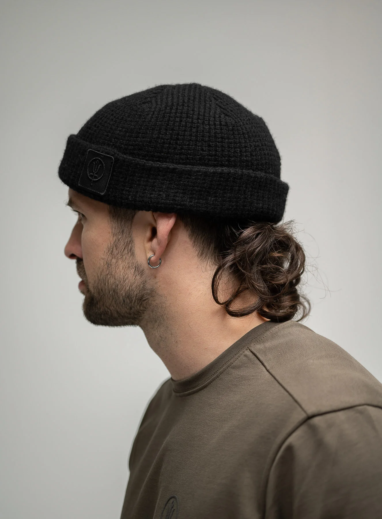 WAFFLE KNIT BEANIE - Image 2