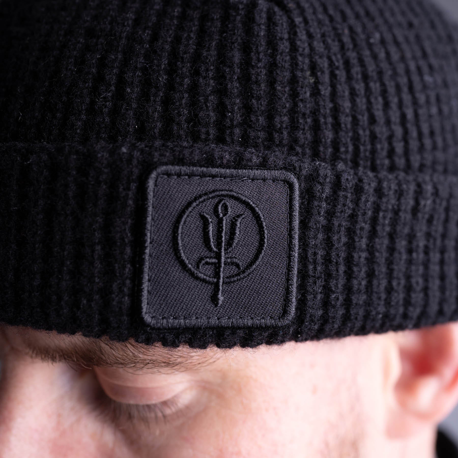 WAFFLE KNIT BEANIE - Image 3